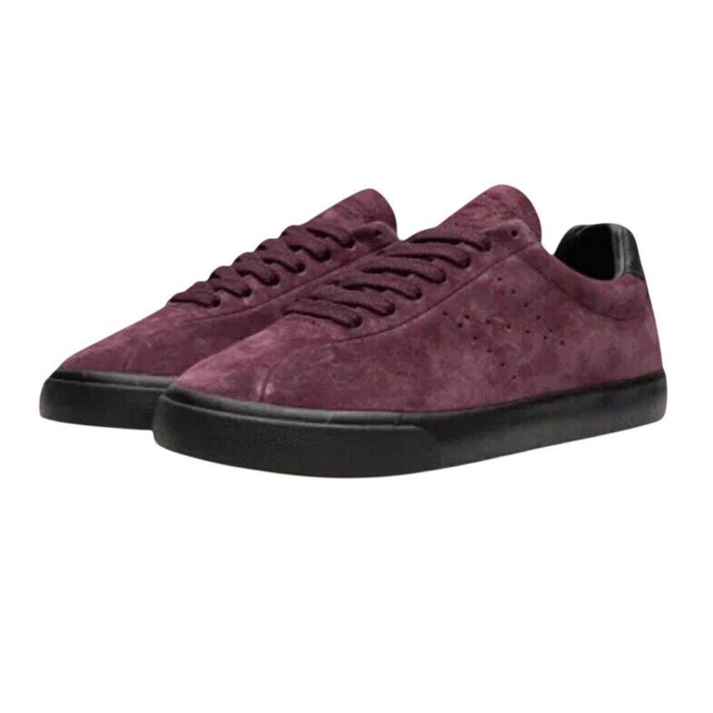 New Balance Numeric NM212 Sneakers Mens Burgundy Black Suede Excellent NM212BKB